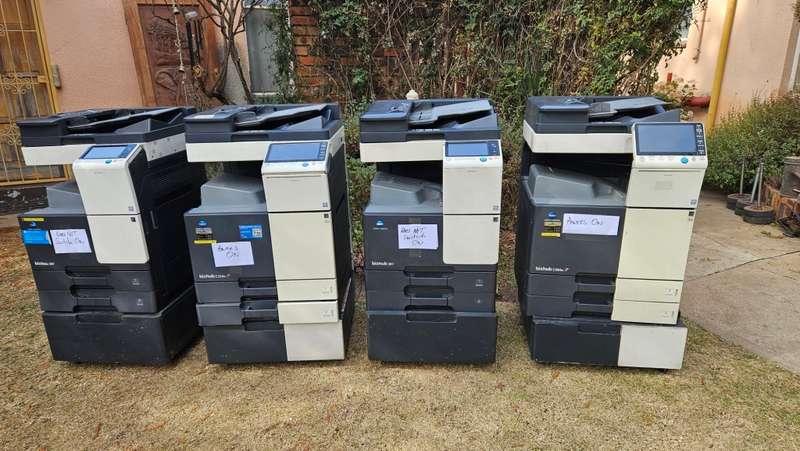 Konica Minolta Bizhub Printers Lot
