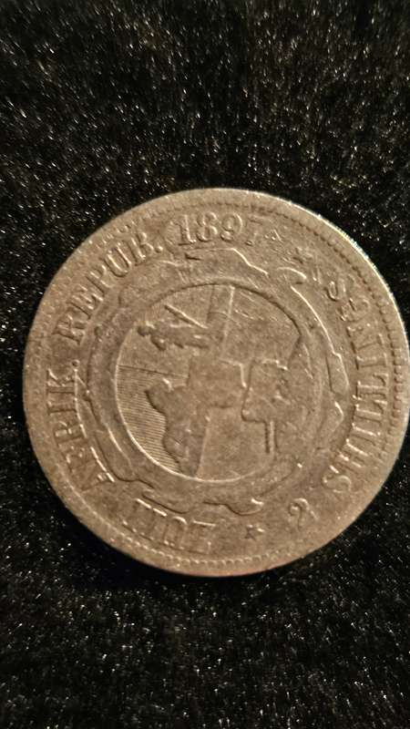 1897 Kruger 2 Shilling Coin