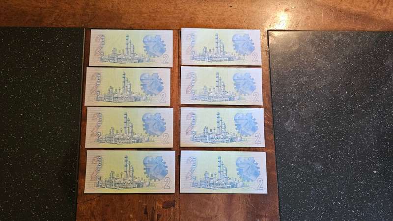 Collectable South African R2 Bank Notes