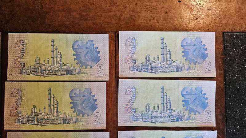Collectable South African R2 Bank Notes