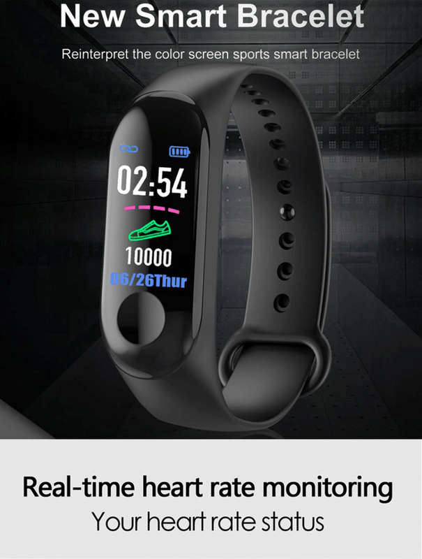M3 Plus Waterproof Fitness Tracker
