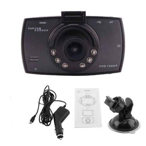 HD 1080p Car Camera & Recorder with G-Sensor, Loop Recording, Motion Detection etc.