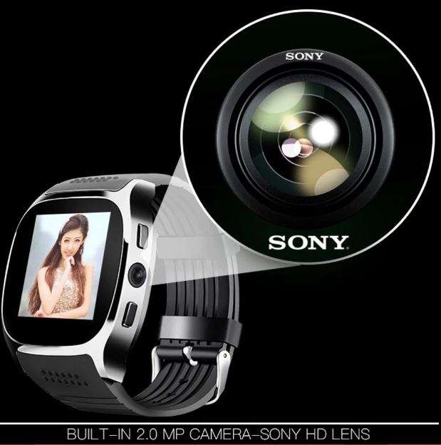 Unisex Professional/Fashion Smart Watch with Camera, SIM & SD Support, Bluetooth, Sleep Monitor etc.