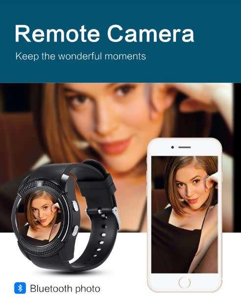 Professional UNISEX SMART WATCH PHONE w bluetooth, heart rate monitor, pedometer, sleep monitor etc.