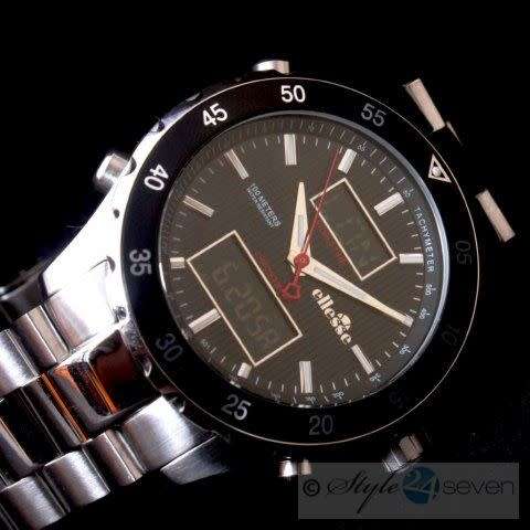 ELLESSE **Authentic Branded Men`s Analogue and Digital Stainless Steel Watch
