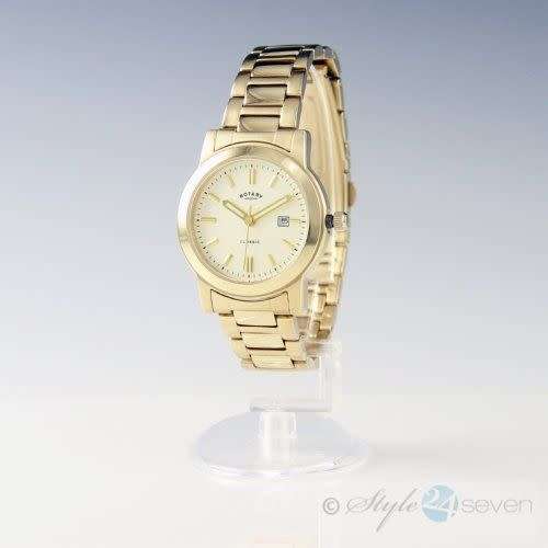 ROTARY **AUTHENTIC BRANDED WOMEN`S CLASSIC GOLD-TONE WATCH
