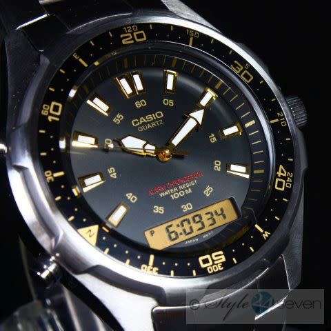 CASIO GENTS AUTHENTIC 100m WATER RESISTANT ANALOGUE AND DIGITAL WATCH *LAST ONE LEFT