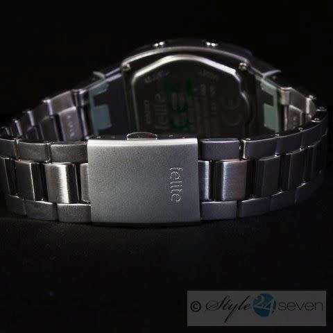 CASIO LADIES AUTHENTIC RADIO CONTROLLED ANALOGUE AND DIGITAL WATCH