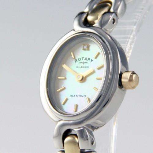 MOTHERS DAY SPECIAL -ROTARY AUTHENTIC PETITE DIAMOND LADIES WATCH - IMPORTED FROM EUROPE - BRAND NEW