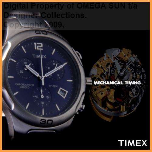 **R1,395.00** TIMEX GENTS AUTHENTIC CHRONOGRAPH INDIGLO *BRAND NEW WITH FULL GUARANTEE!* LAST FEW