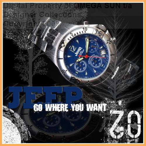 **R2,150.00** JEEP AUTHENTIC GENTS BLUE FACE CHRONOGRAPH - BRAND NEW WITH FULL GUARANTEE!!!