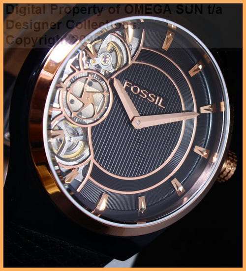 **R1,595.00** FOSSIL AUTHENTIC GENTS TWIST - INSIDE MOVEMENT DISPLAY *BRAND NEW* 11 YEAR WARRANTY!!!
