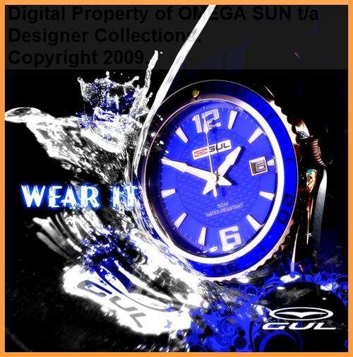 **R1,450.00** GUL AUTHENTIC GENTS BLUE DIAL WATCH - IMPORTED FROM EUROPE *BRAND NEW*