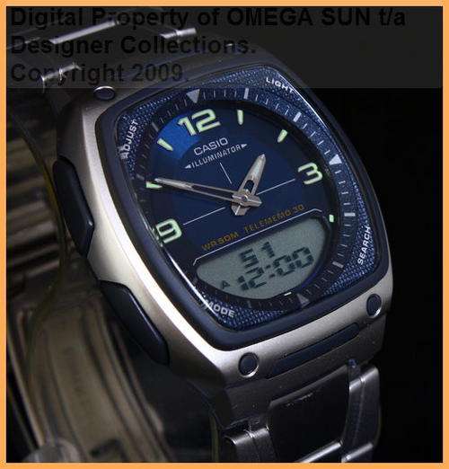 **R1,299.00** CASIO GENTS AUTHENTIC TELEMEMO WATCH - IMPORTED FROM EUROPE **BRAND NEW!!!**