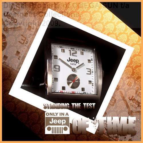 **R2,199.00** JEEP AUTHENTIC WHITE SQUARE FACE CHRONOGRAPH - BRAND NEW WITH FULL GUARANTEE!  ONLY 3