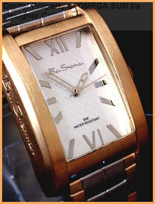 **R2,199.00**  BEN SHERMAN AUTHENTIC DESIGNER GOLD AND STAINLESS STEEL WATCH *BRAND NEW* LAST 2 LEFT
