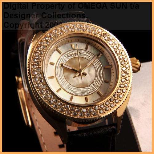**R2,999.00** DKNY AUTHENTIC LADIES CRYSTAL MOTHER OF PEARL WATCH FROM NEW YORK - BRAND NEW!