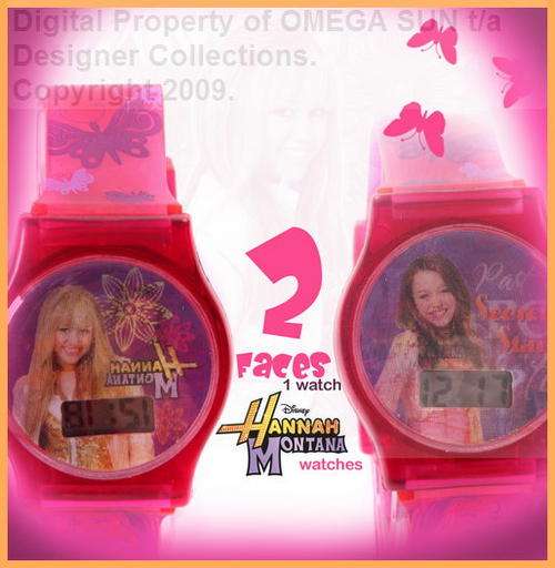 HANNAH MONTANA LCD WATCH AND KEYRING SET **PERFECT GIFT FOR ANY CHILD**