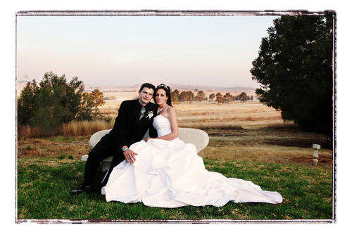 White Pick-up Wedding Dress