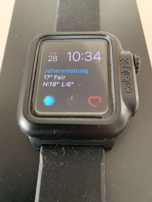 Apple Watch series 3, 42mm, Space Gray Aluminium, Nike Sport band, Anthracite Black (never used)