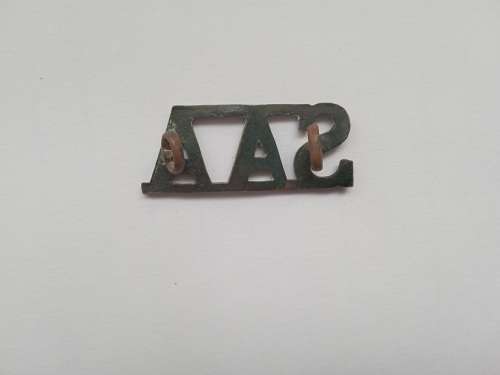 South African Army Artillery WWii shoulder title