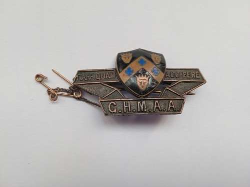 Vintage Guys Hospital Dare Quam Badge