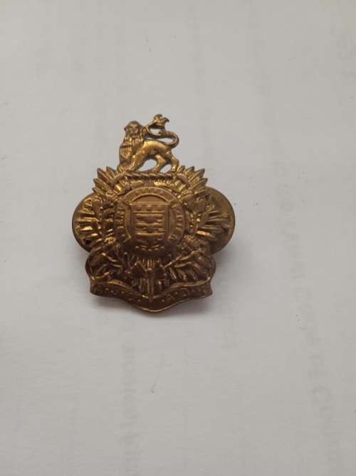South African army service corps collar badge