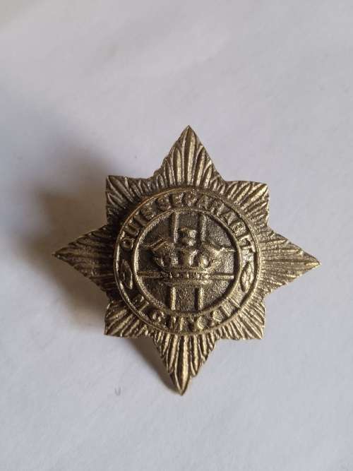 4th/7th Royal dragoon guards cap badge