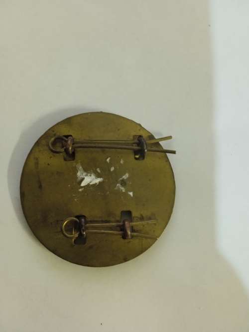 Signals badge on backing plate
