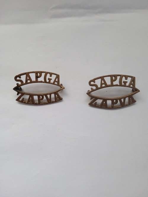 Pre 1945 SA Permanent Garrison Artillery Z type titles