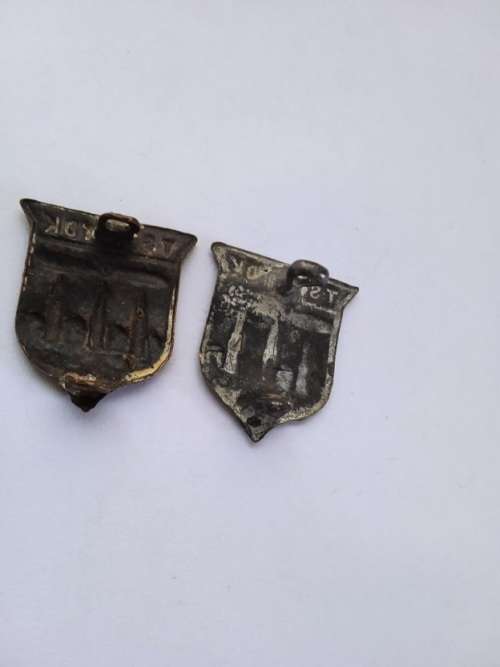 2 x SA Army Technical service corps badges
