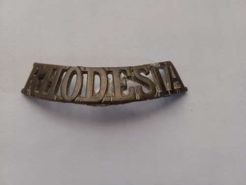 Rhodesia shoulder title