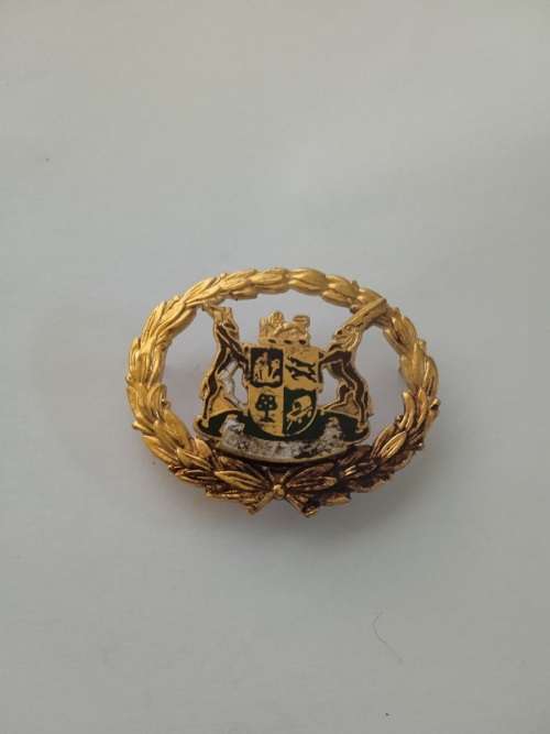 Rhodesia Conflict SA Police WO rank badge