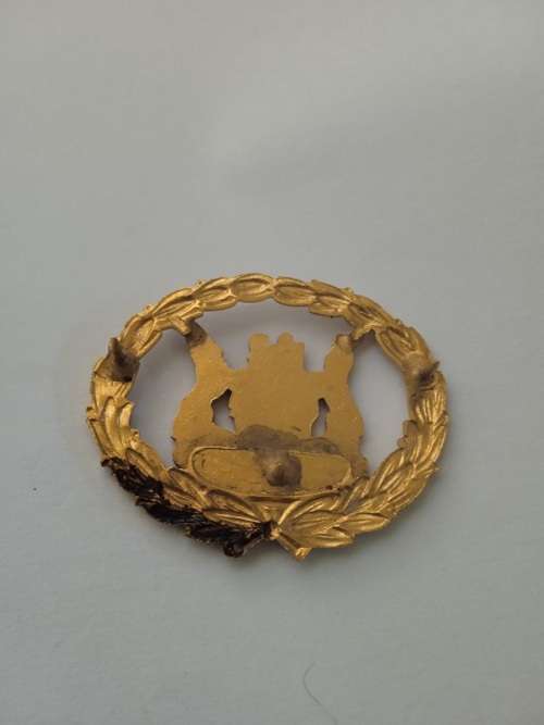 Rhodesia Conflict SA Police WO rank badge