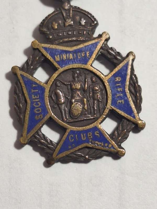 Society of Miniature Rifle club small look forward medal