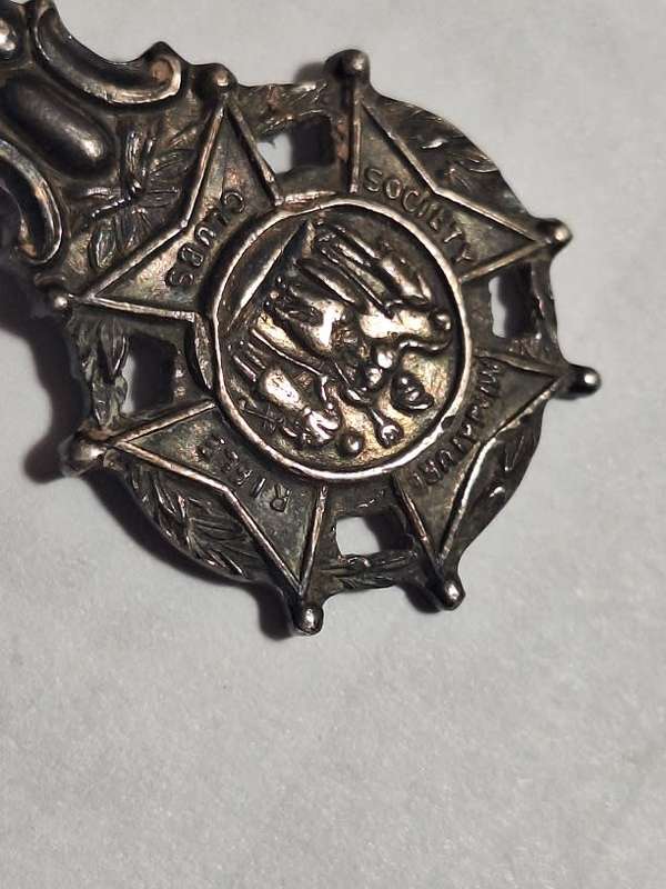 Society of Miniature Rifle club silver plated collectors teaspoons