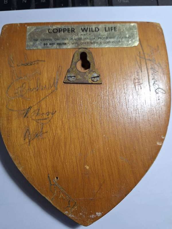 Rhodesian African Rifles plaque