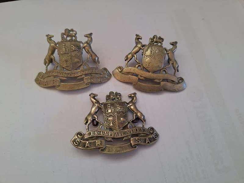 SAS Railway badges