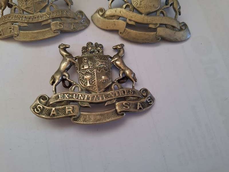 SAS Railway badges