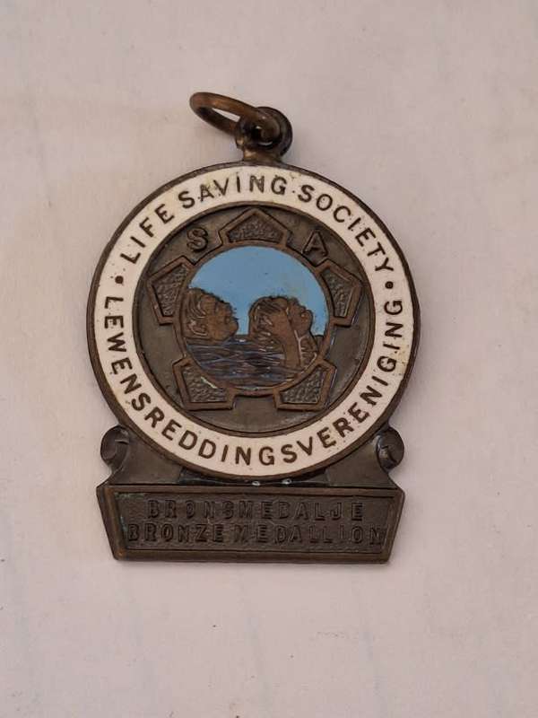 Life saving society medallion