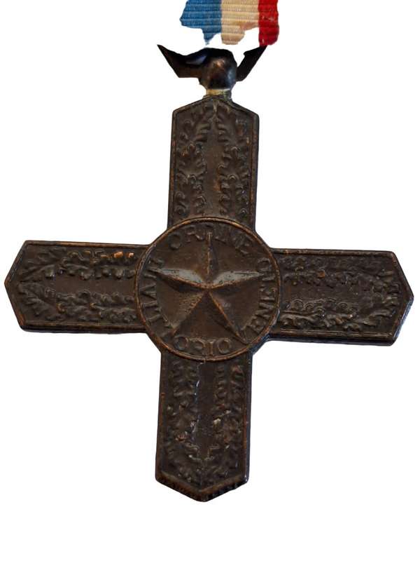 WW1 Italy Order of Vittorio Veneto commemorative cross medal