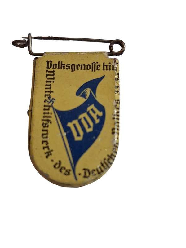 WW2 German Tinnie DDA pin/badge