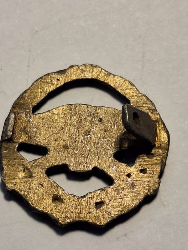 South African army tank corps badge (2.5cm diameter)