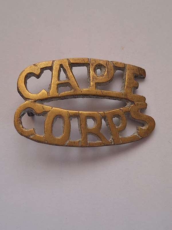 WW1  SA Cape Coloured corps title badge
