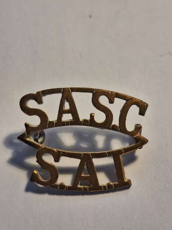 SA Service corps title badge
