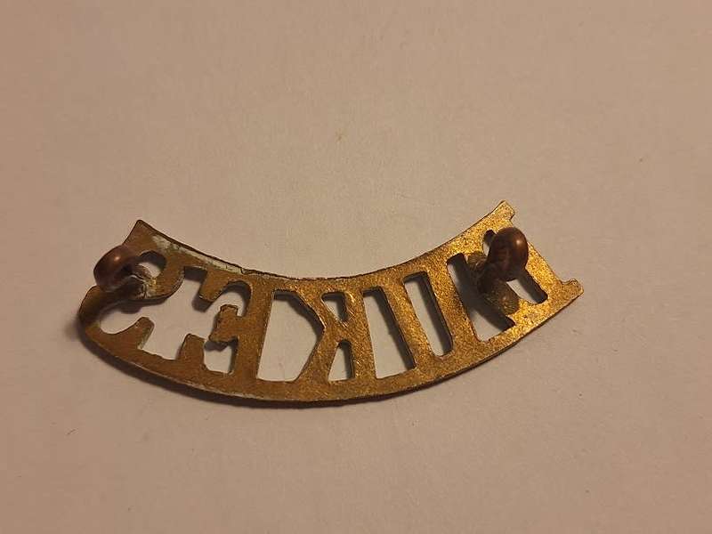 Cape Town Rifles Duke of Edinburgh own Regiment title badge