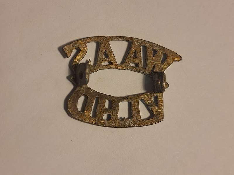 WW2 SA Womans Auxiliary service title