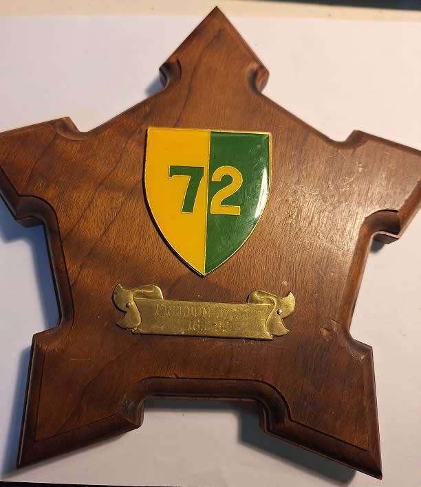 SADF 72 Motorised brigade flash on freedom of city plaque