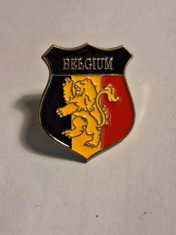 Belgium lapel pin