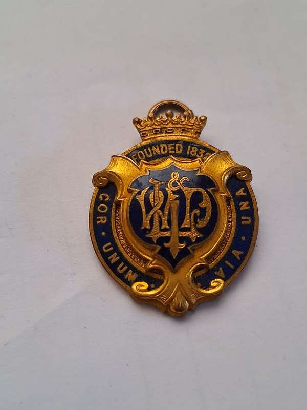 Masonic Medal Cor Unum Via Una